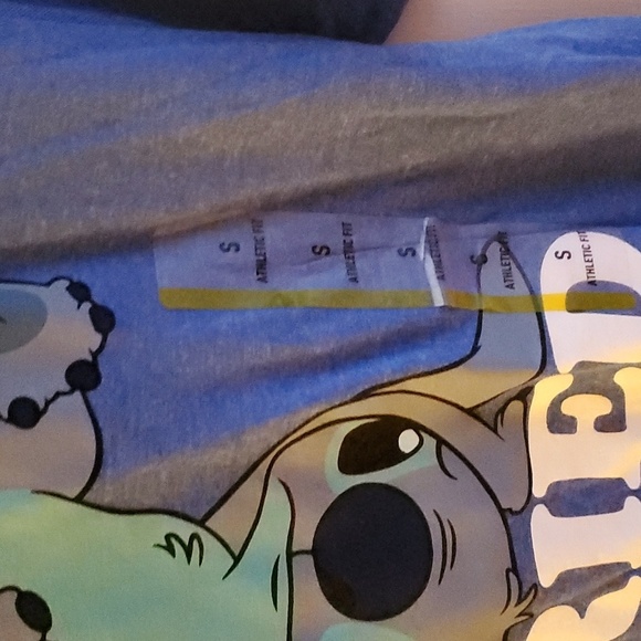 Disney nwt blue stitch short sleeve tshirt junior size small - Picture 2 of 4